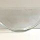 Vase Container Tealight Holder Thick Glass Hammered Half Moon Design