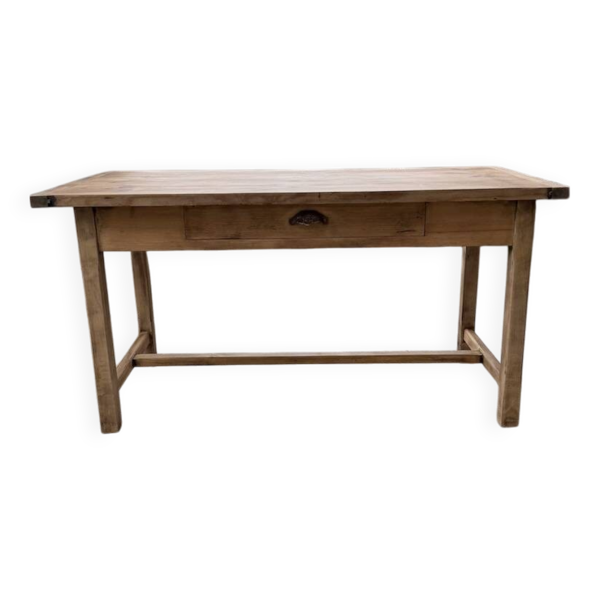 Table de ferme en pin, années 50