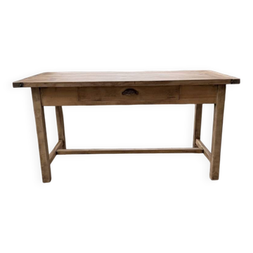Table de ferme en pin, années 50