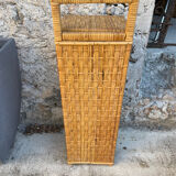 Rattan bread box