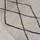 Tapis berbère marocain artisanal fait main251 x 143 cm