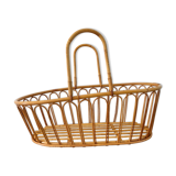 Vintage wicker bassinet  50