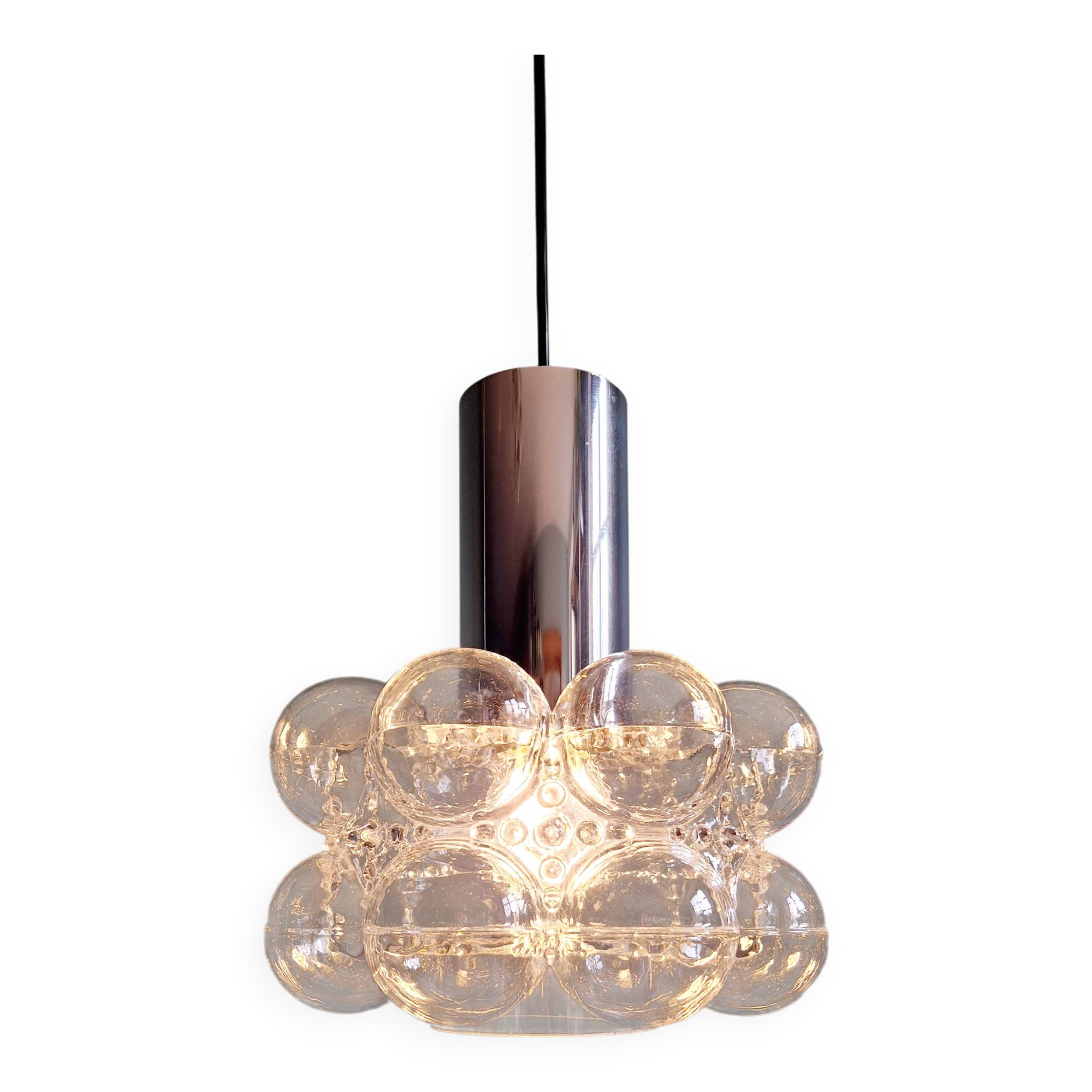Suspension Bubble glass, design Helena Tynell, 1970