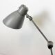 Large Grey Industrial Workshop Table Lamp, 1960s