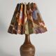 Brown Stoneware Table Lamp, Model number 59617, by Scheurich West Germany 1960s