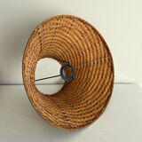 Rattan lampshade