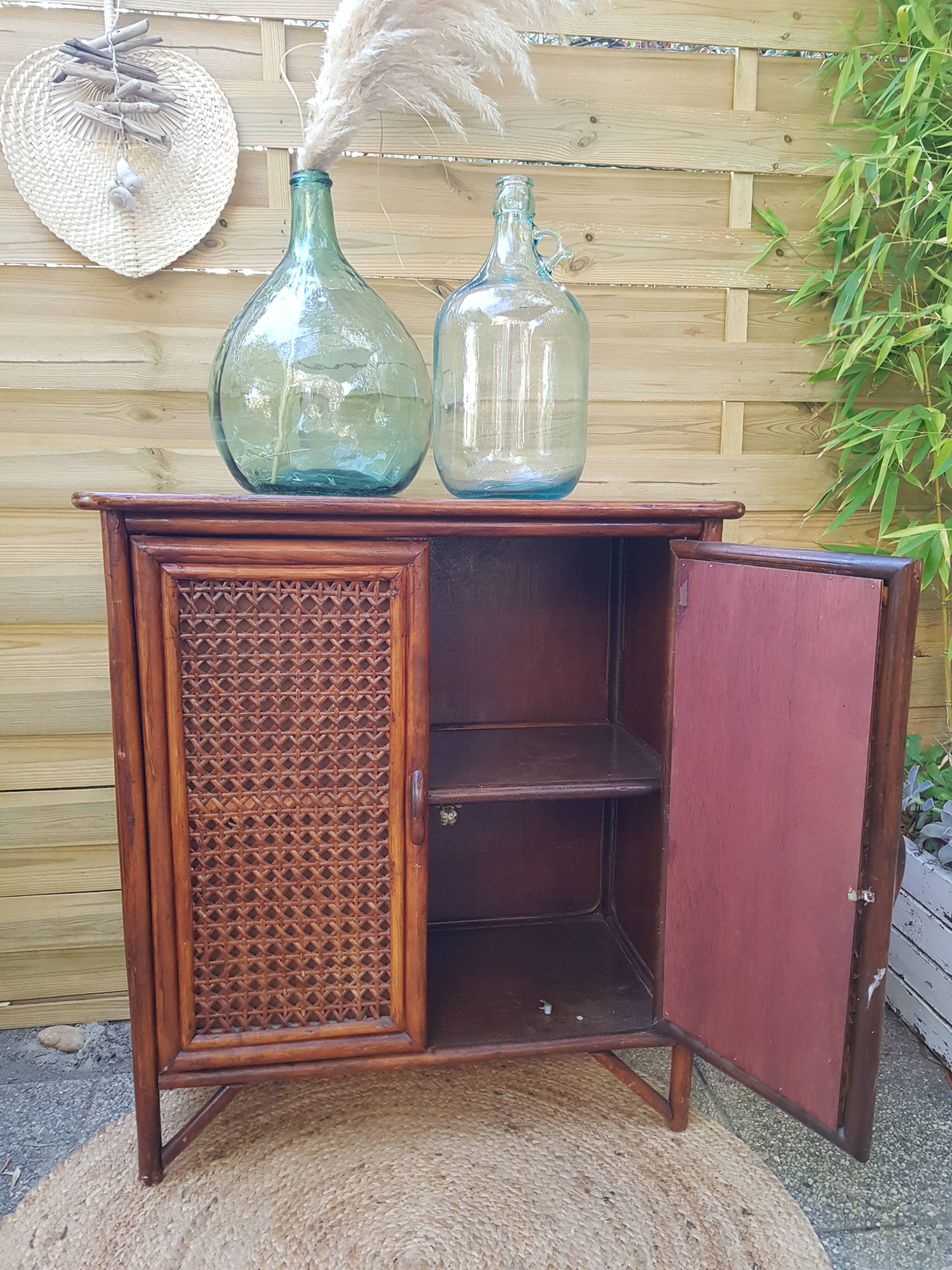 Rattan/bamboo buffet