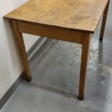 Old wooden administration table