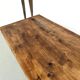 XXL farmhouse table 4 metres in solid pine - 6 legs - 1950s