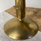 Cactus brass candle holder