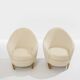 Garouste & Bonetti Koala armchairs in bronze and alpaca 1995