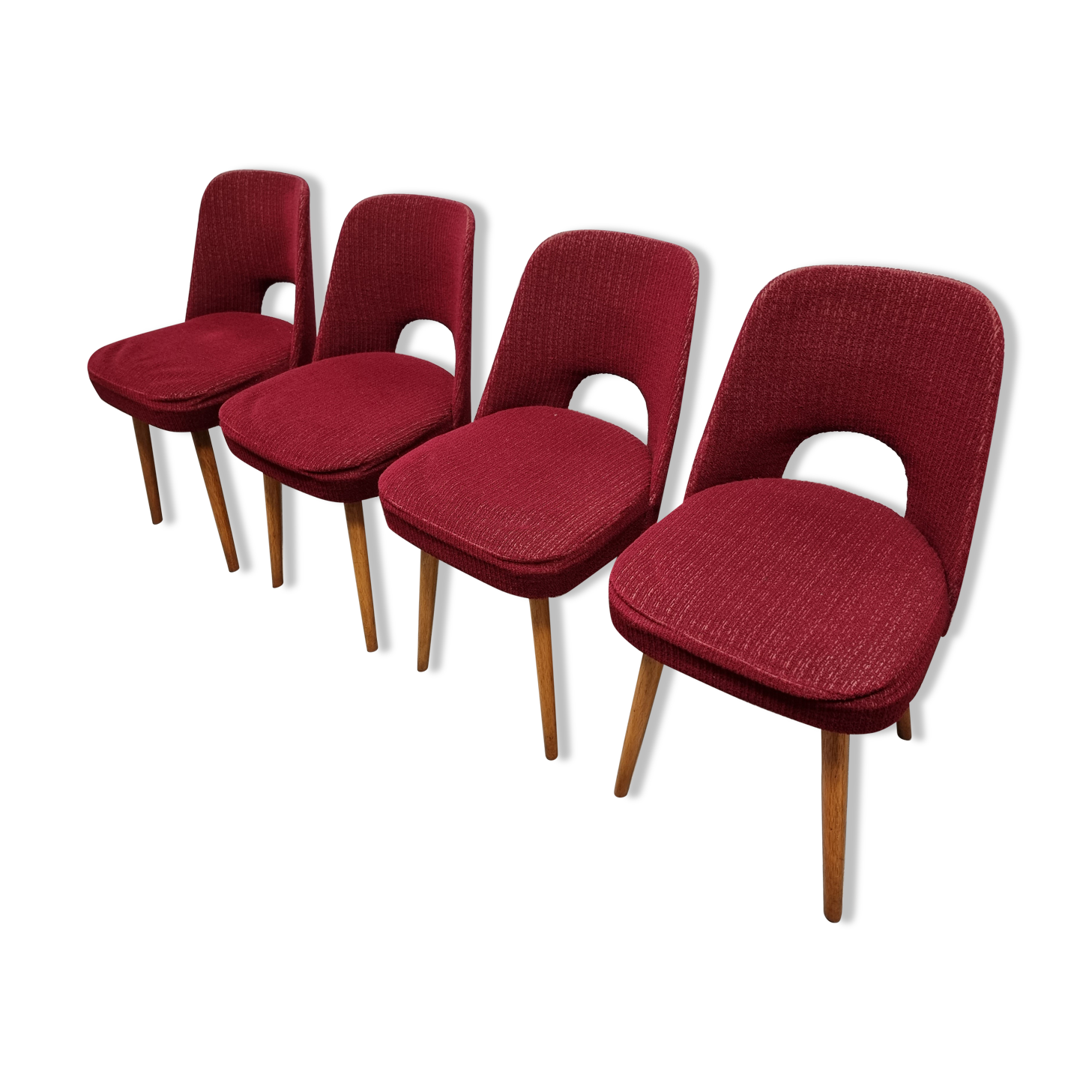 4 dining chairs by Oswald Haerdtl
