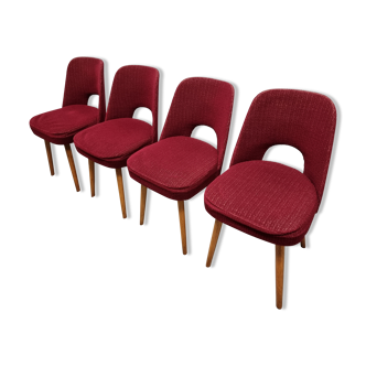 4 dining chairs by Oswald Haerdtl