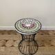 Mosaic metal coffee table