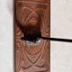 Carved Art Nouveau Coat Rack in Carved Oak
