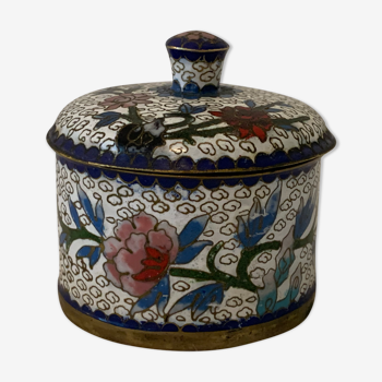 Boîte en cloisonné émaux asiatiques