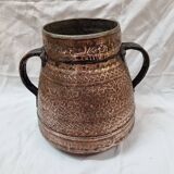 Engraved copper jar, Iran 19th century, Persia