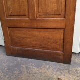 old oak sanitary door of the bank of France