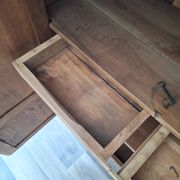 Wardrobe, oak linen cupboard from 1920.