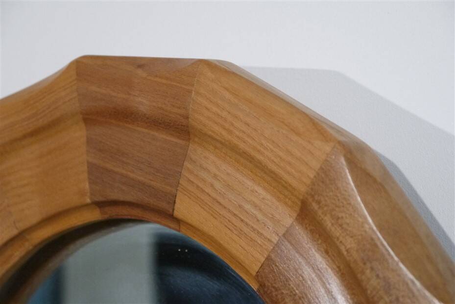 Vintage wooden mirror