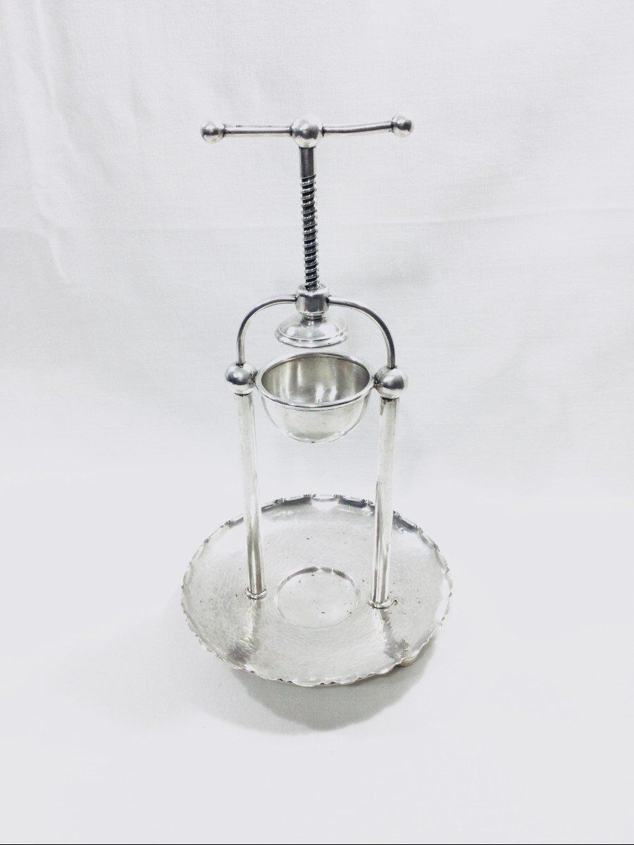 Silver Metal Citrus Press