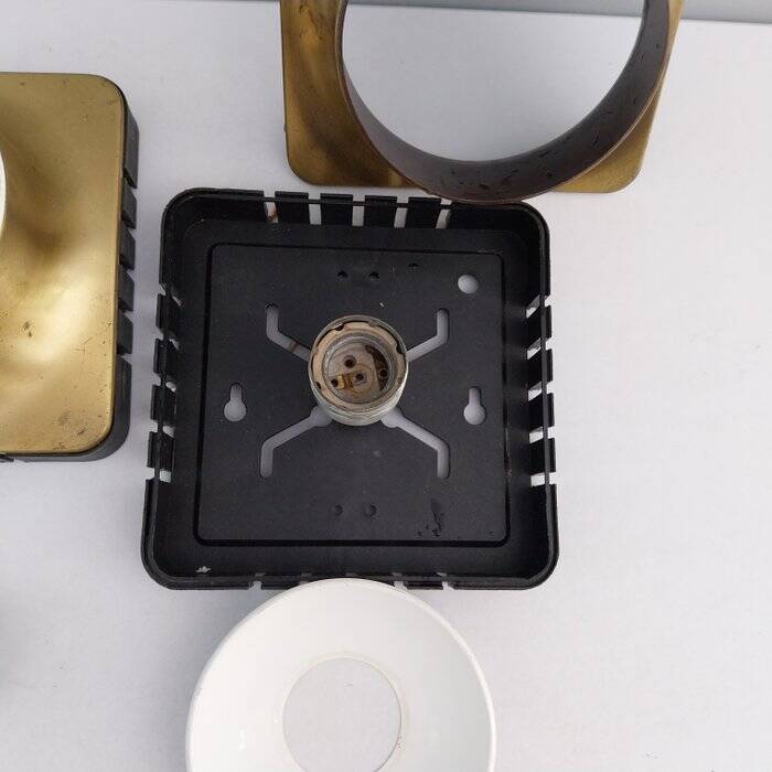 Pair of Italian wall lights from the 70s