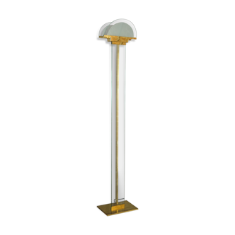 Brass lamppost and Italian glass design by Mauro Martini for Fratelli Martini
