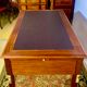 Empire style desk return from egypt double sided in mahogany and gilded bronzes year 1900