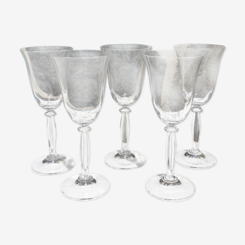 Set de 5 verres à vin