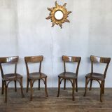 Series of 4 chairs, 1950/1960