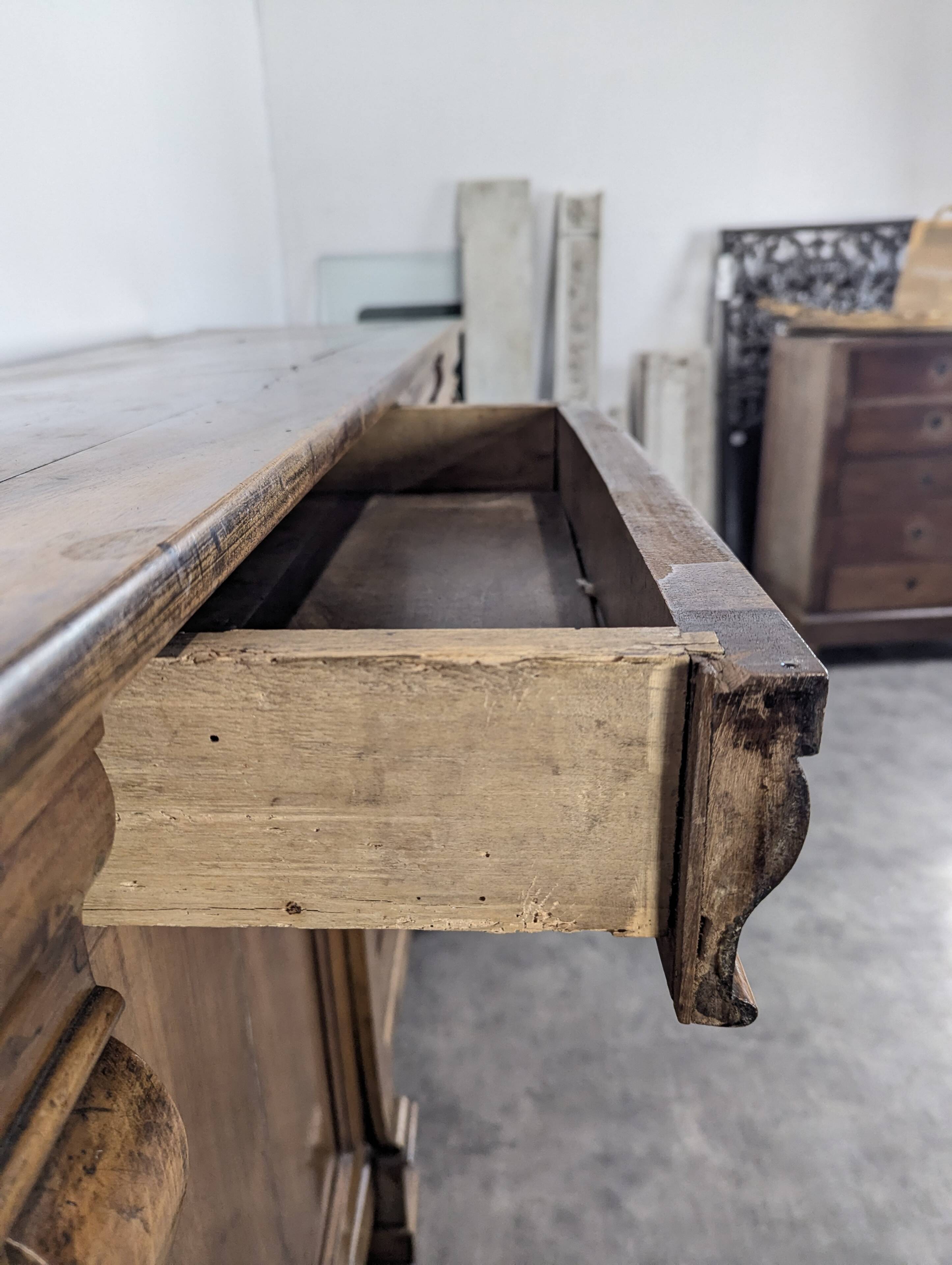 Walnut enfilade from the Restoration period.