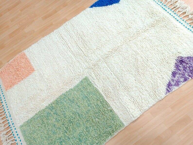 Handwoven wool rug