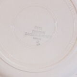 Set of 6 flat plates Sarreguemines Digoin