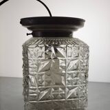 Vintage 50 glass ceiling light