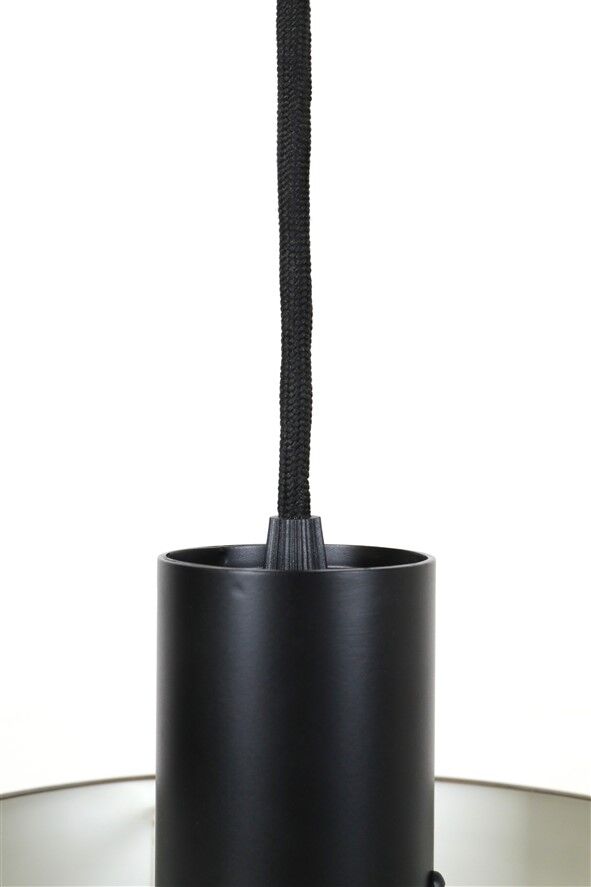 Mid-century brass pendant lamp / 1960s / Danish modern design / black