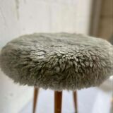 Tabouret moelleux vintage