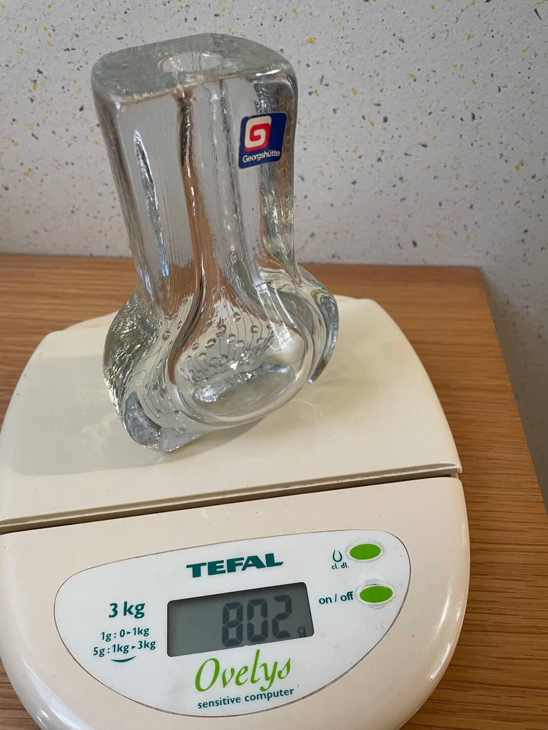 Georgshütte single flower vase