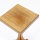 Sculptural Oak Pedestal Side Table 1950s