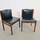 Vintage Rosewood Chairs by Tito Agnoli for La Linéa, Italy, 1960, Set of 2