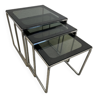 Designer nesting tables from the 70s