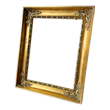 Cadre de style empire dimensions bois doré 26 cm x 21,5 cm
