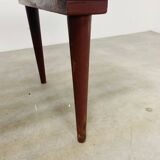 Banc à lattes en bois style scandinave, vintage