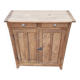Old Parisian furniture with two doors, raw sanded.