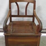 Old wooden armchair
