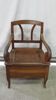 Old wooden armchair