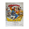 Affiche cinéma "Banzai" Coluche 120x160cm 1983