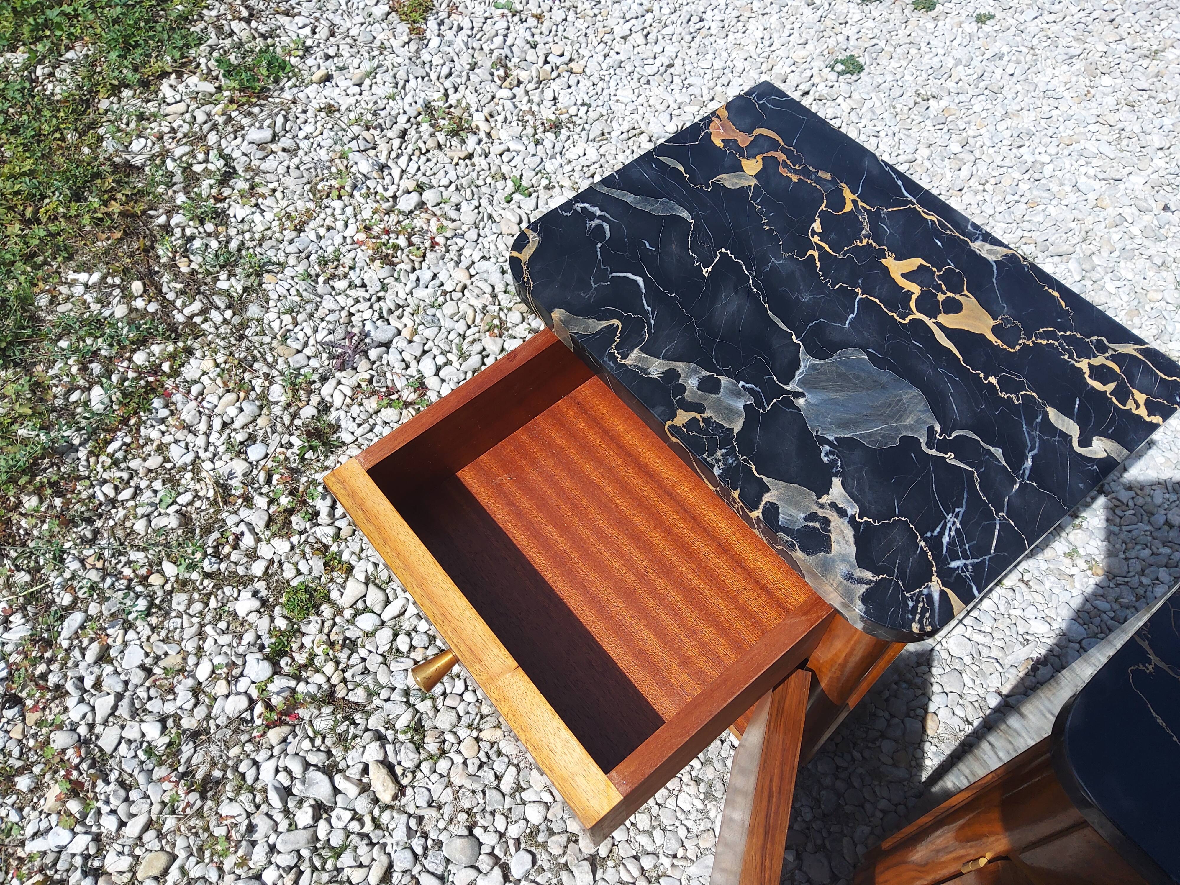 Pair of Art Deco style bedside tables