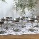 6 vintage stainless steel ice cream or dessert bowls by Letang Rémy, 1970, in good condition.