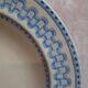 Large antique English deep plate B.p.w.&m. Milan – Ironstone