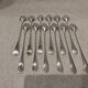 6 silver-plated metal soda spoons by Christofle silversmiths, Fidelio pattern
